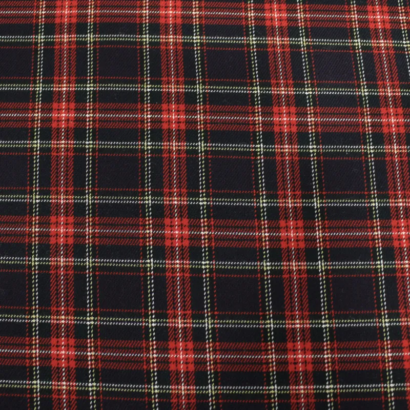 Tessuto Scozzese blu natalizio | OEKOTEX |
