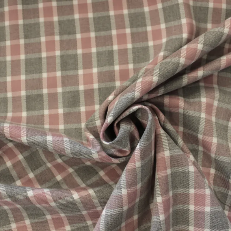 Tessuto scozzese rosa - abbigliamento bambina  | IL TESSUTAIO