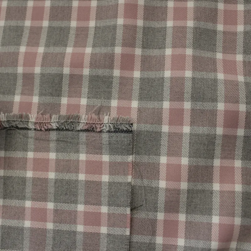 Tessuto scozzese rosa - abbigliamento bambina  | IL TESSUTAIO