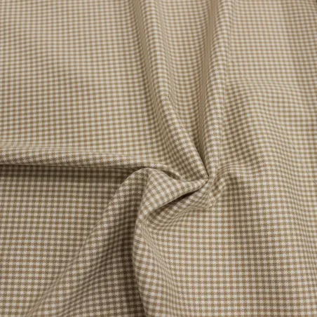 TESSUTO PIED DE POUL BEIGE | iltessutaio.it | ABBIGLIAMENTO BAMBINI