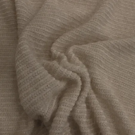 Tessuto in maglia -beige  | Tessuti alla Moda | iltessutaio.it