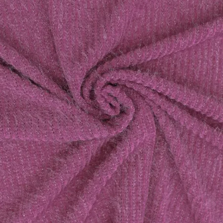 Tessuto in maglia lurex fucsia |abbigliamento donna