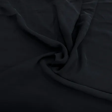 Tessuto poliviscosa colore blu notte  | IL TESSUTAIO