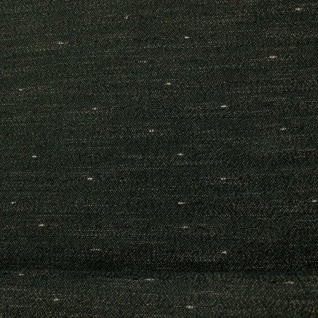 Tessuto deadstock misto lana fiammato color verde | Made in Italy