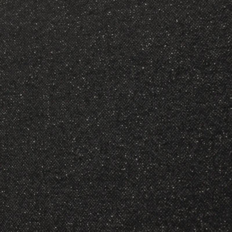 Tessuto misto lana spigato grigio  | Made in Italy | Il Tessutaio.it