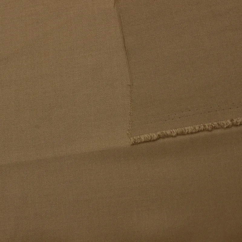 Flanella in poliviscosa colore casha | Tessuto completi donna e uomo