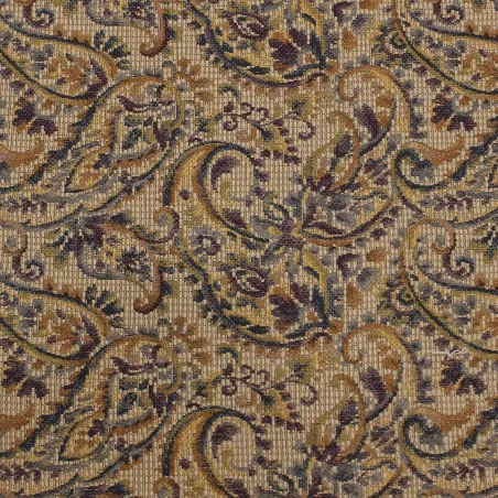 Jacquard beige disegno cachemire | Abbigliamento uomo-donna