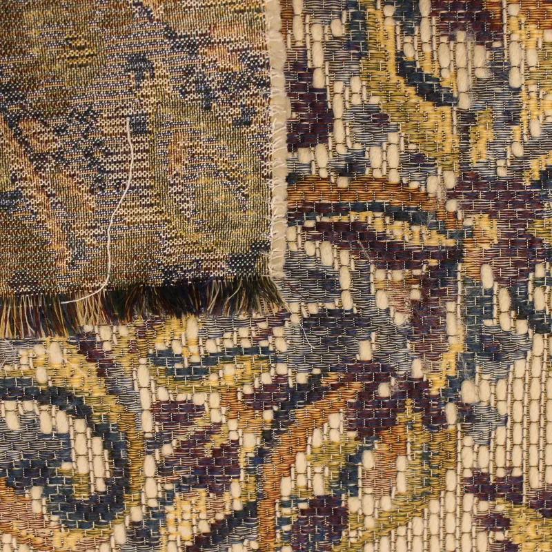 Jacquard beige disegno cachemire | Abbigliamento uomo-donna