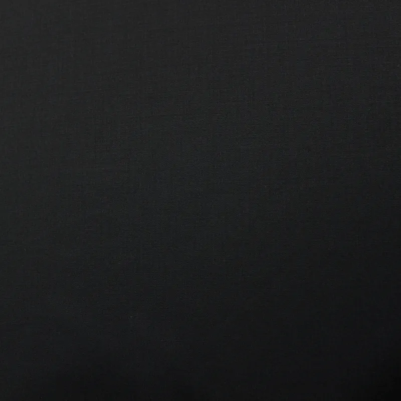 Tessuto twill nero in lana | Abito da uomo