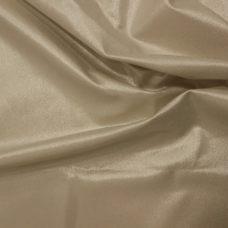 GABARDEN DI COTONE SPALMATO AVORIO | TESSUTI PREGIATI