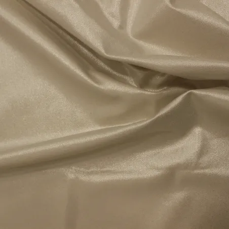 GABARDEN DI COTONE SPALMATO AVORIO | TESSUTI PREGIATI