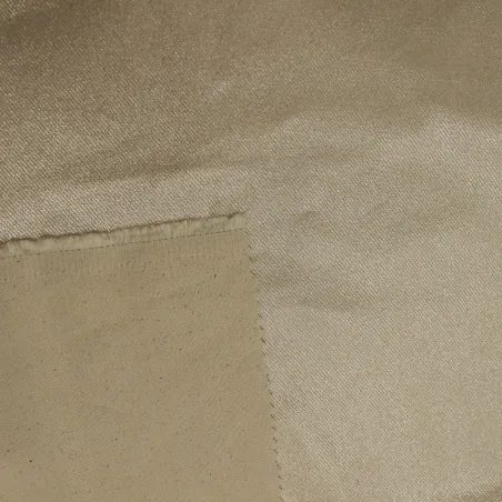 GABARDEN DI COTONE SPALMATO AVORIO | TESSUTI PREGIATI