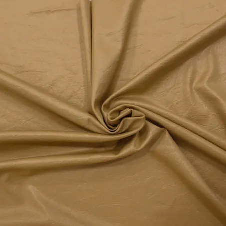 Tessuto spalmato color cammello - IL TESSUTAIO