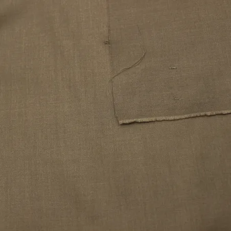 Flanella in poliviscosa colore tortora  | IL TESSUTAIO