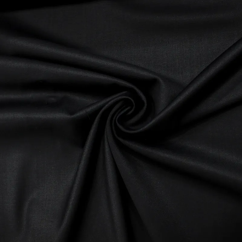 Flanella in poliviscosa - Blu scuro| tessuto per pantaloni