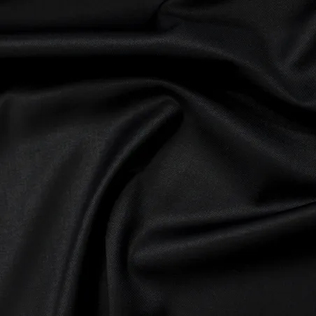 Flanella in poliviscosa - Blu scuro| tessuto per pantaloni