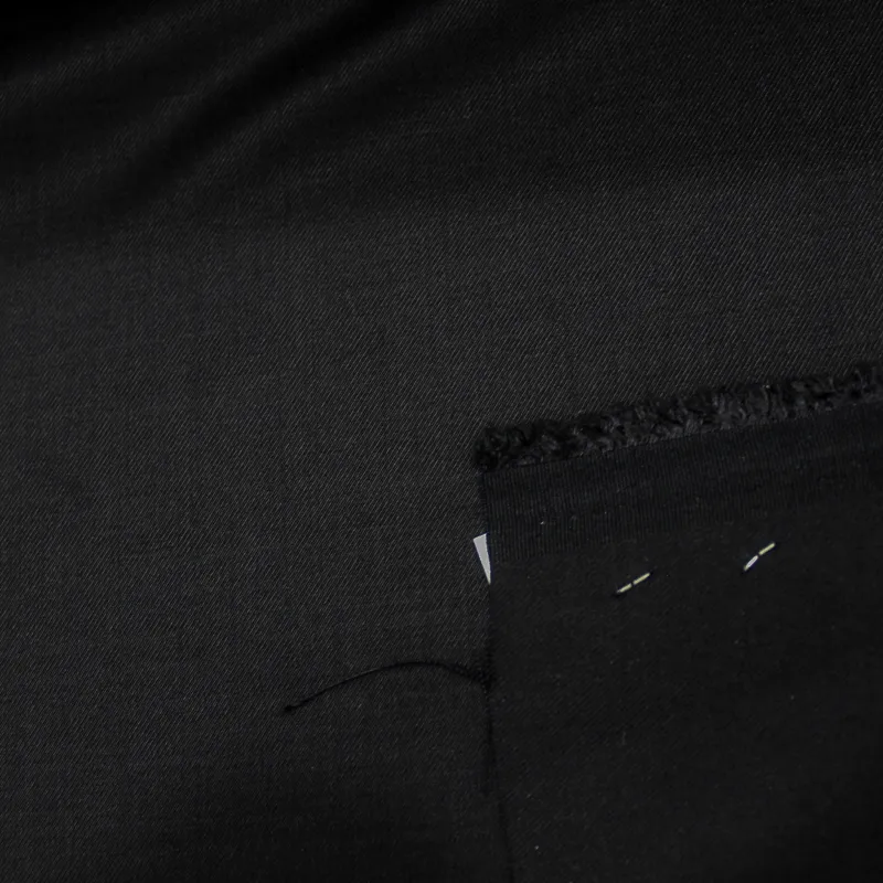 Flanella in poliviscosa - Blu scuro| tessuto per pantaloni