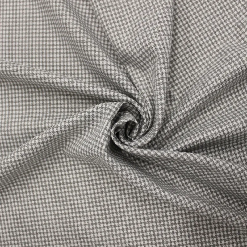 TESSUTO PIED DE POUL BIANCO E GRIGIO  | ABBIGLIAMENTO BAMBINI