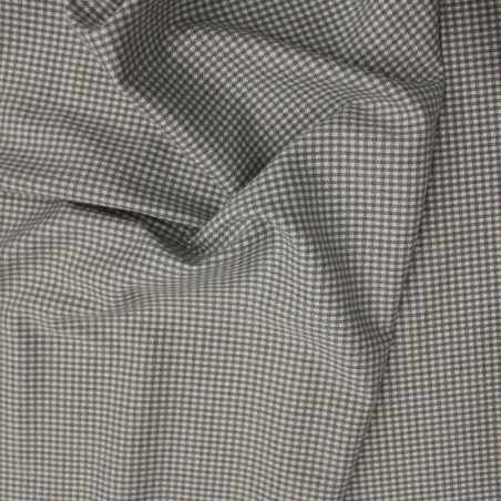 TESSUTO PIED DE POUL BIANCO E GRIGIO  | ABBIGLIAMENTO BAMBINI