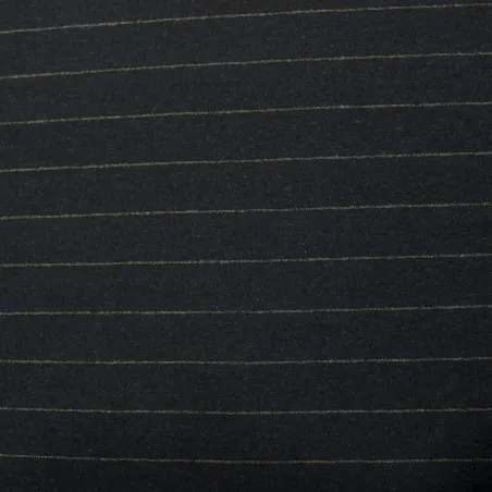 Cotone gessato blu uomo  | il tessutaio