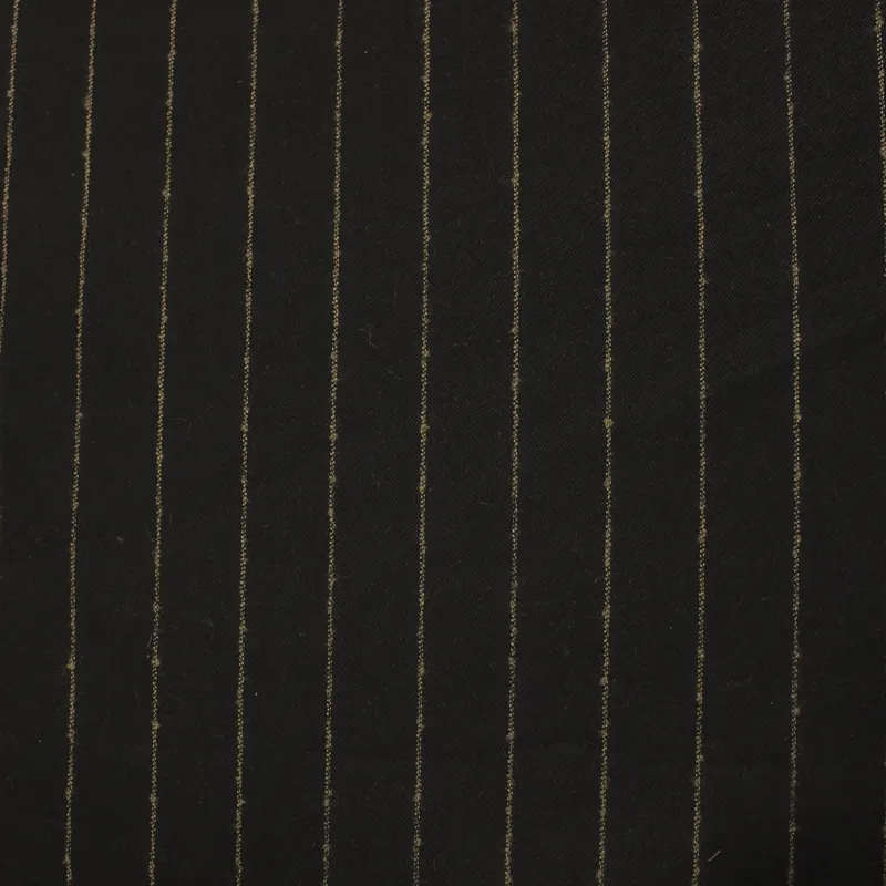 Tessuto gessato nero |  tessuti per completi | IL TESSUTAIO