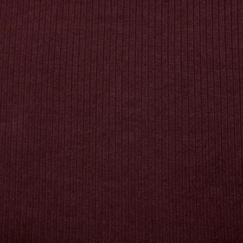 Maglia a coste bordeaux | tessuti elasticizati | IL TESSUTAIO