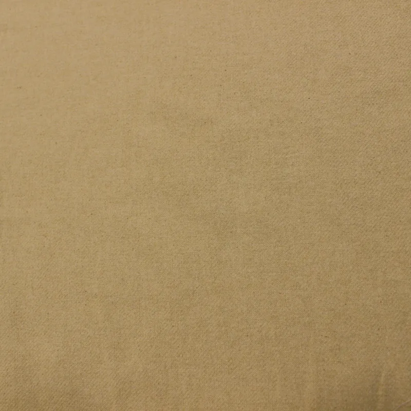 Tessuto caldo cotone beige  | tessuti naturali | IL TESSUTAIO