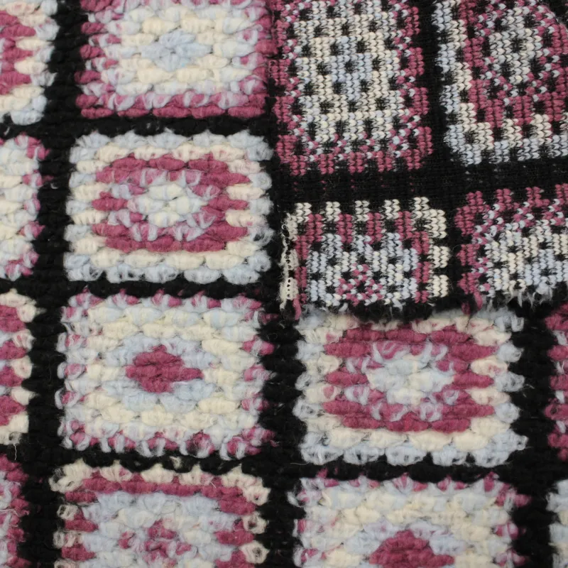 Tessuto uncinetto in misto lana | Made in Italy | Il Tessutaio.it