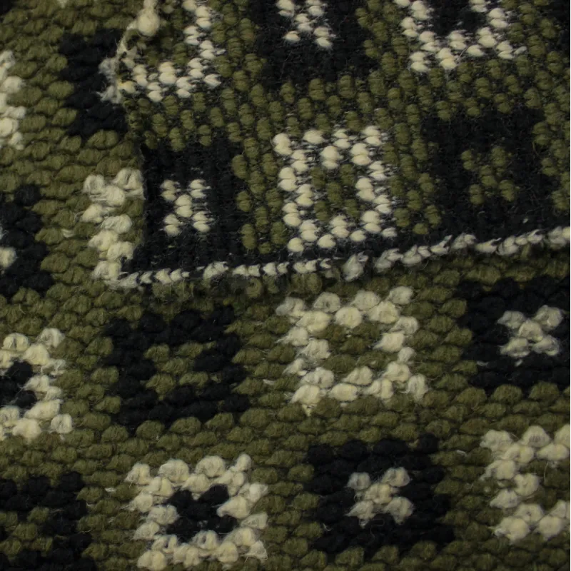 Tessuto quadri misto lana  | tessuto deadstock