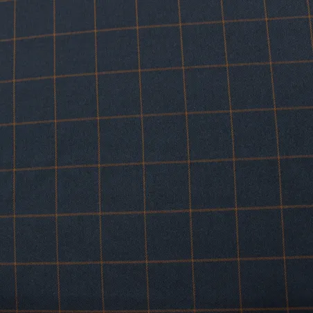 Tessuto a Quadri Blu |abbigliamento uomo - OEKOTEX