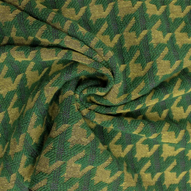 Tessuto quadri misto lana  | tessuto deadstock