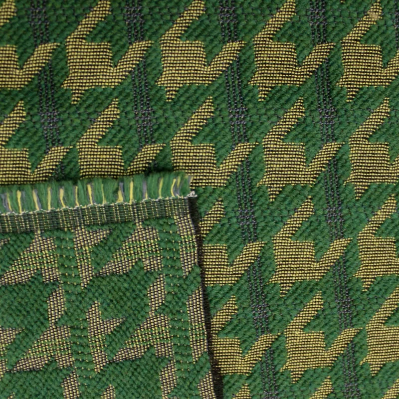 Tessuto quadri misto lana  | tessuto deadstock