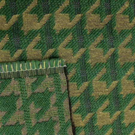 Tessuto quadri misto lana  | tessuto deadstock