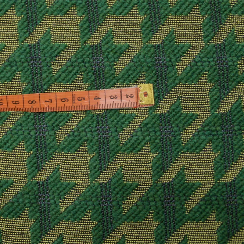 Tessuto quadri misto lana  | tessuto deadstock