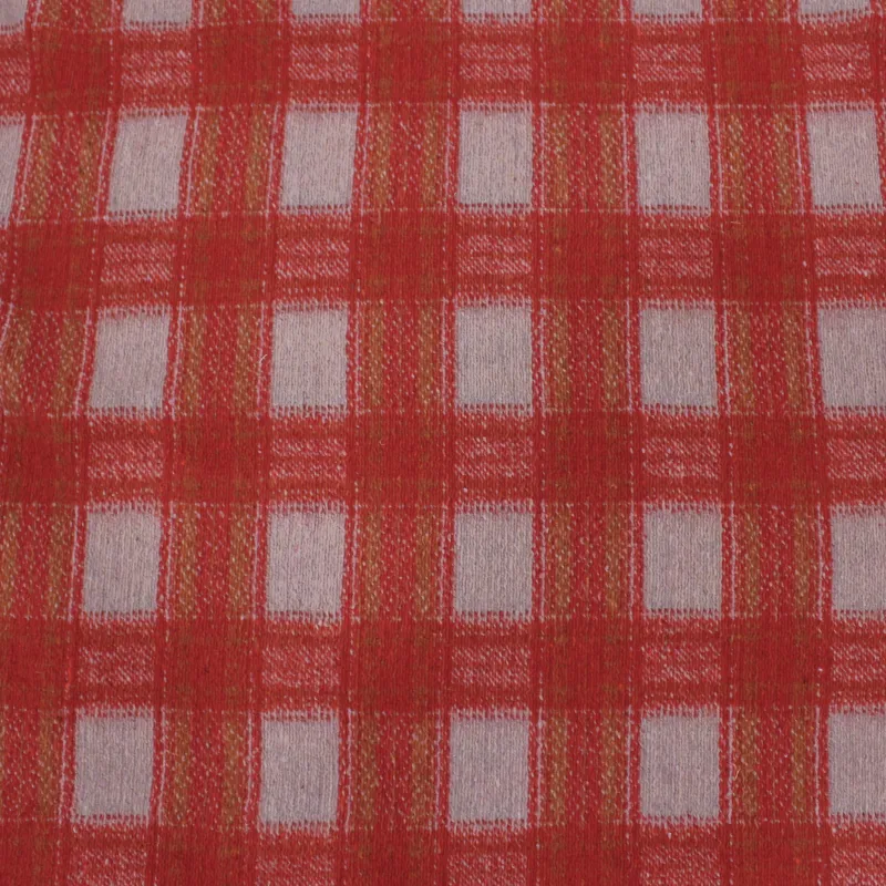 Tessuto maxi quadri misto lana per cappe e cappotti  | tessuti deadstock