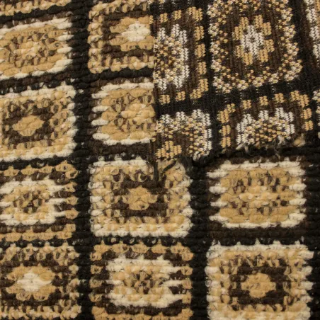 Tessuto uncinetto misto lana per cappe e cappotti  | tessuto deadstock