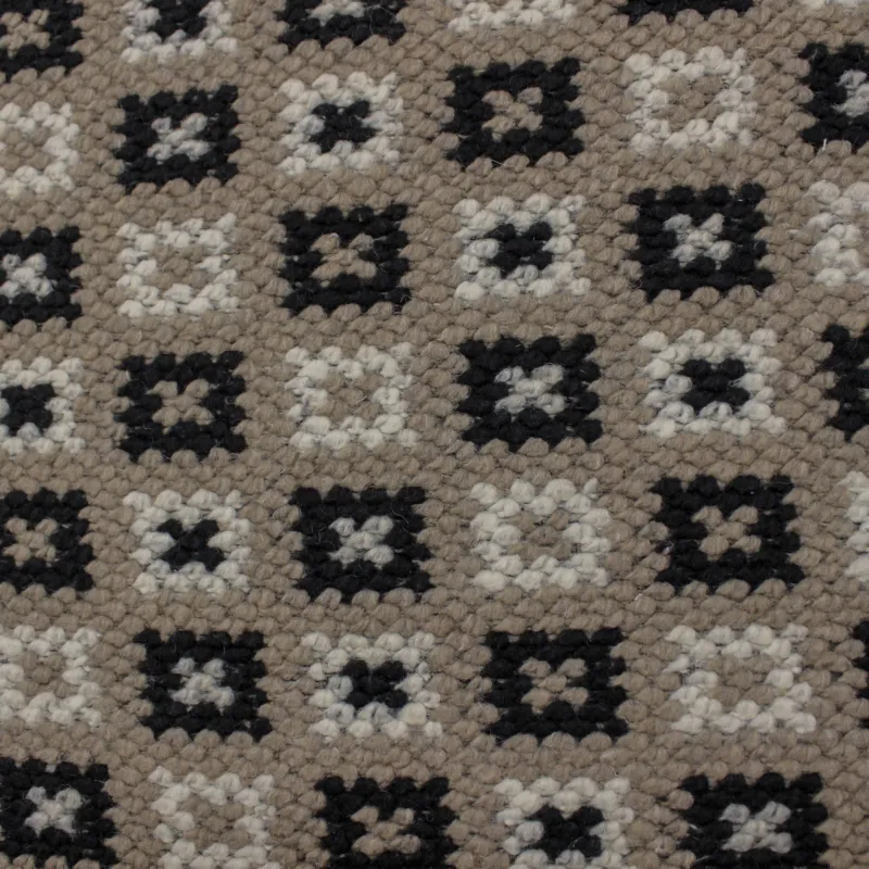 Tessuto uncinetto misto lana per cappe e cappotti  | tessuto deadstock