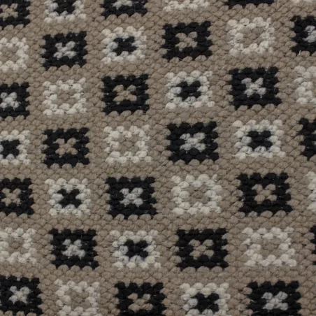 Tessuto uncinetto misto lana per cappe e cappotti  | tessuto deadstock