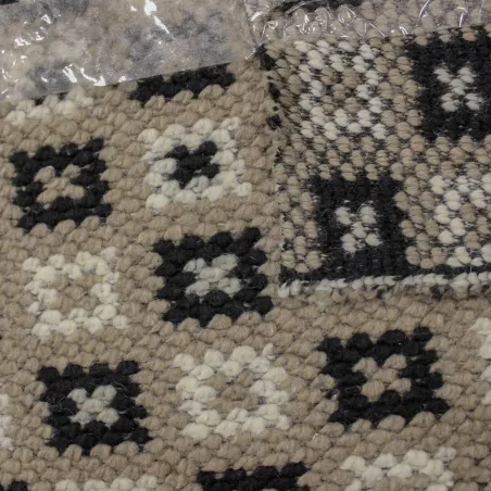 Tessuto uncinetto misto lana per cappe e cappotti  | tessuto deadstock