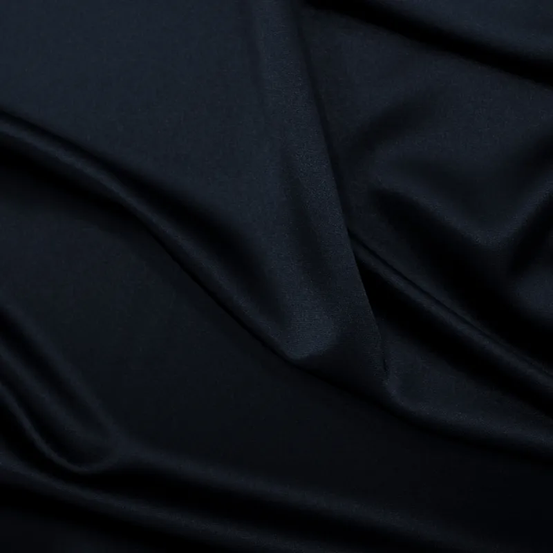 Raso cadi' elasticizzato colore blu navy| tessuti cerimonia donna
