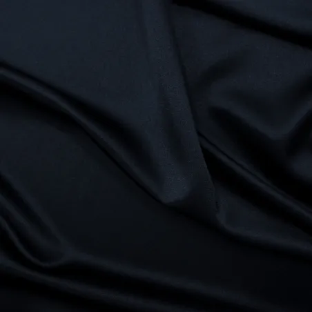 Raso cadi' elasticizzato colore blu navy| tessuti cerimonia donna