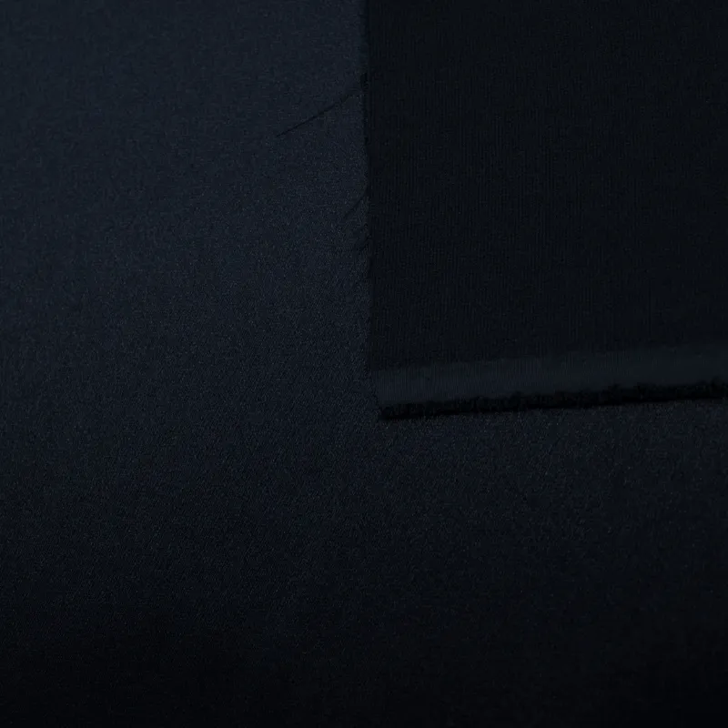 Raso cadi' elasticizzato colore blu navy| tessuti cerimonia donna