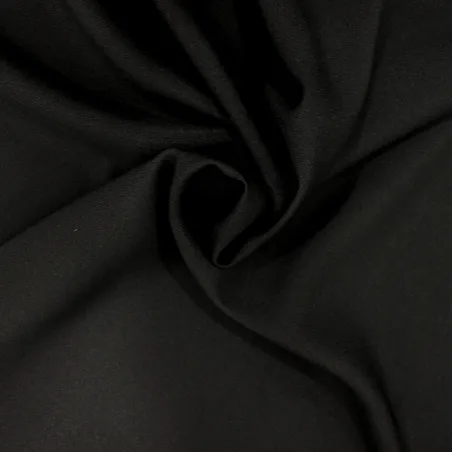 Raso cadi' elasticizzato colore nero | tessuti cerimonia