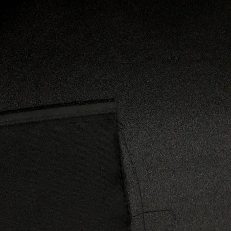 Raso cadi' elasticizzato colore nero | tessuti cerimonia