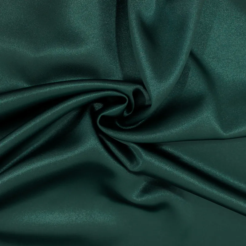 Raso cadi' elasticizzato colore verde smeraldo | cerimonia donna