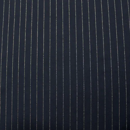 TESSUTO GESSATO BLU CON LUREX   | ABBIGLIAMENTO DONNA