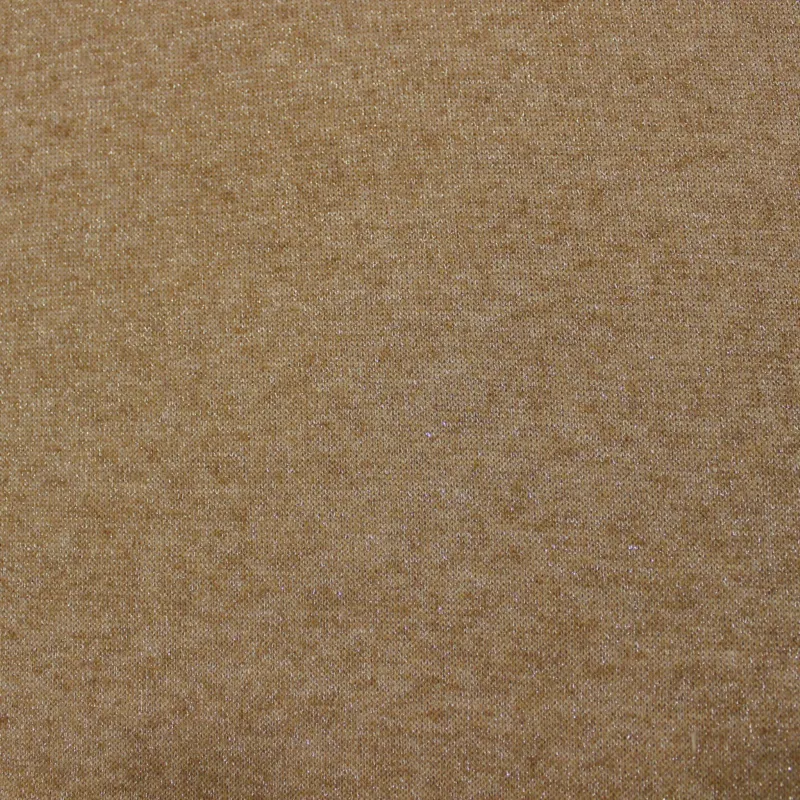 Tessuto maglia lurex cammello | IL TESSUTAIO