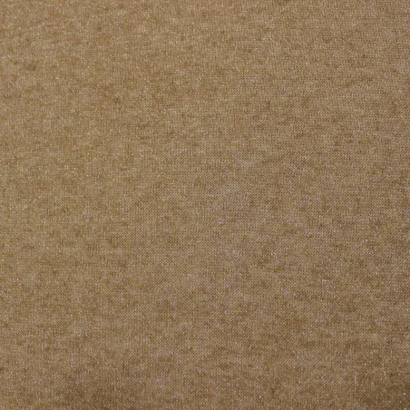 Tessuto maglia lurex cammello | IL TESSUTAIO