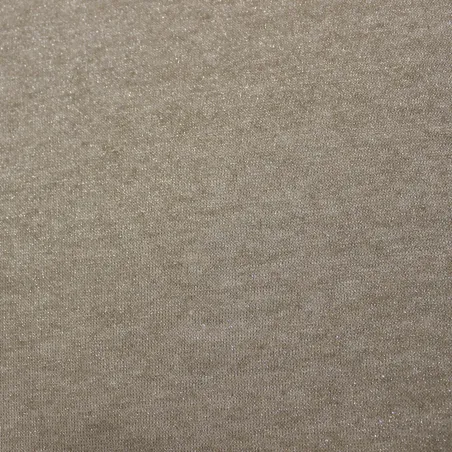 Caldo tessuto maglia lurex beige | IL TESSUTAIO