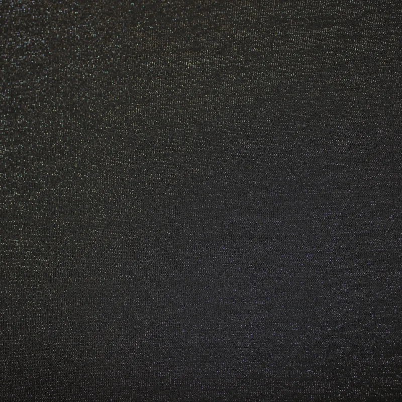 Tessuto in maglia lurex nero  | Tessuti Pregiati | IL TESSUTAIO